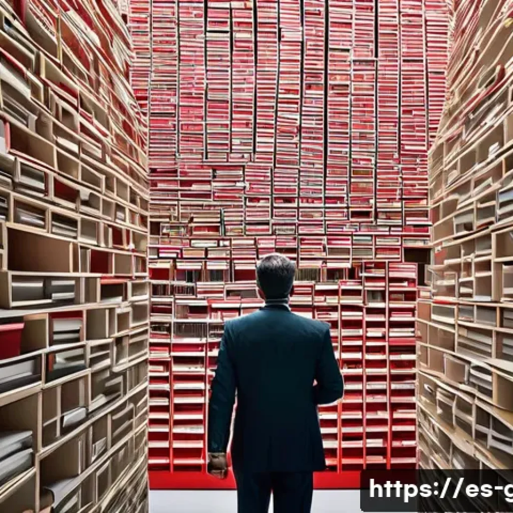 공무원 생활 중 도전적인 과제 해결 - **Prompt 1: Navigating the Bureaucratic Maze**
    A visually intricate and slightly overwhelming sc...