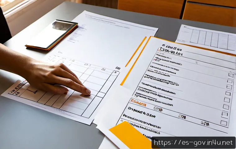 Home 17 공무원 시험과 직무 선택의 주요 기준 - Photorealistic Spanish civil service exam preparation scene, a focused adult candidate seated at a t...